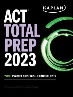 cover image of ACT Total Prep 2023